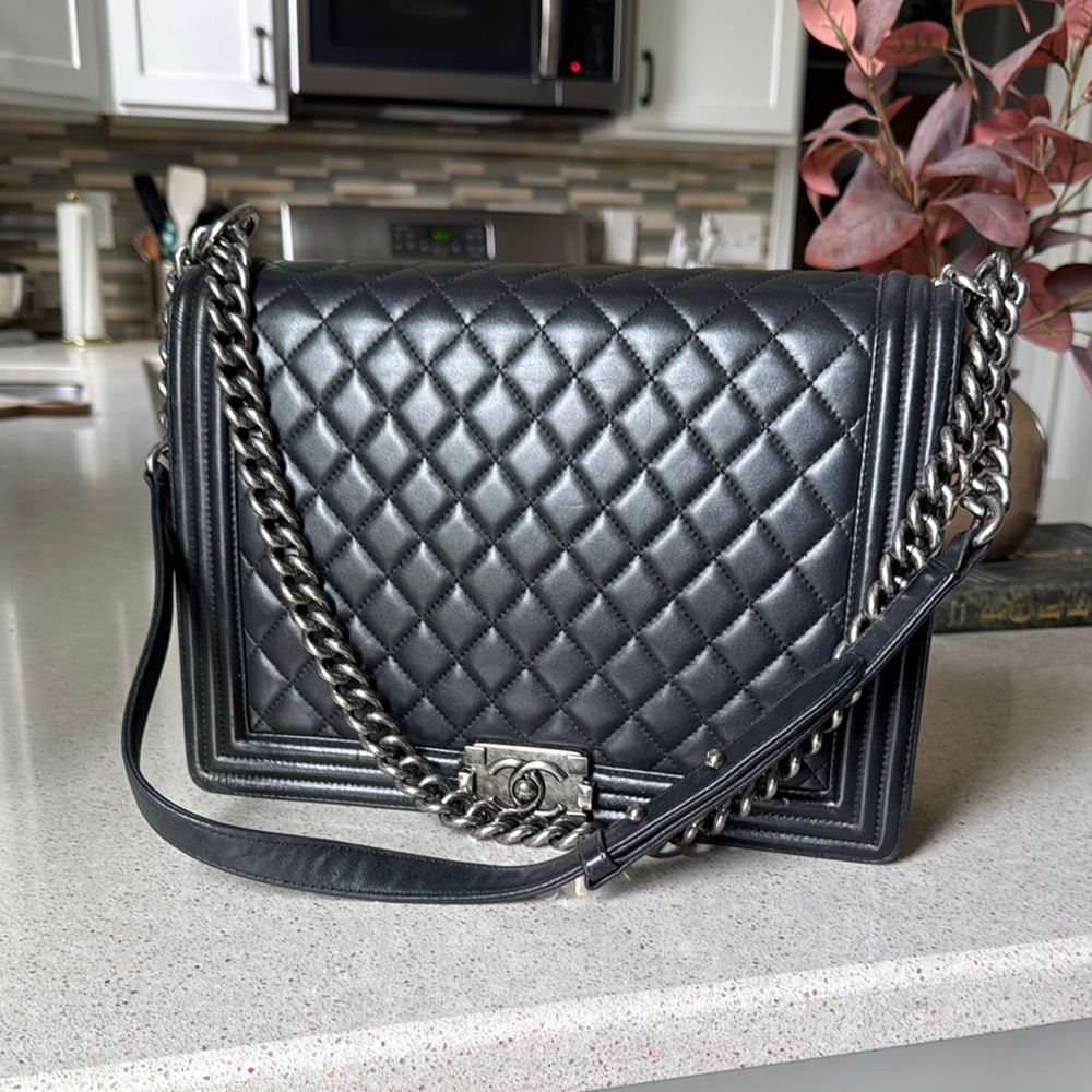 Chanel Black Boy Bag